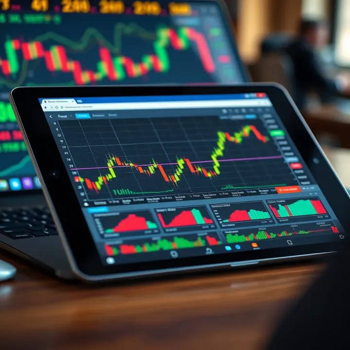 Collection of free PDF resources and guides on forex chart analysis displayed on a digital device