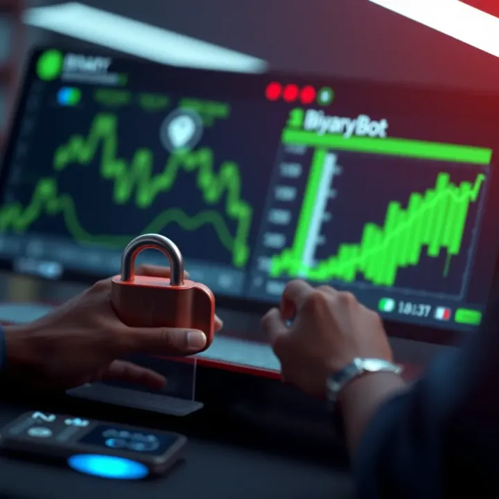 Secure authentication methods including two-factor authentication on Binary Bot