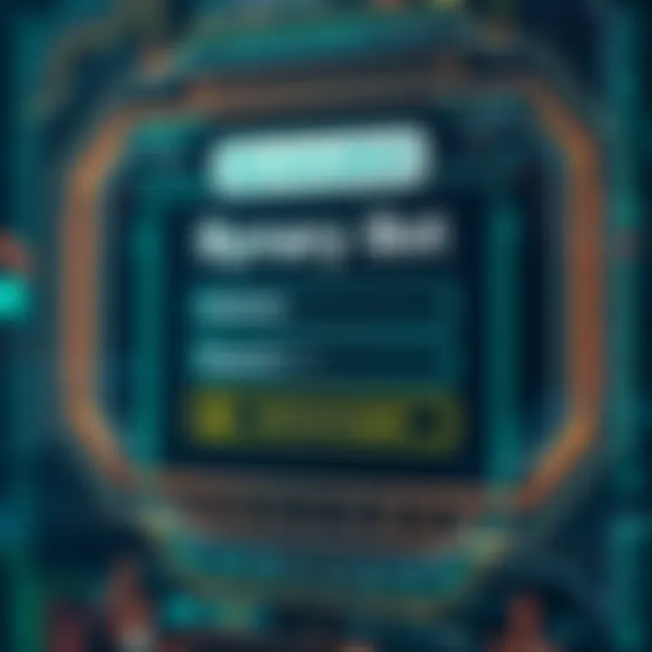 Login screen of Binary Bot platform showing username and password fields