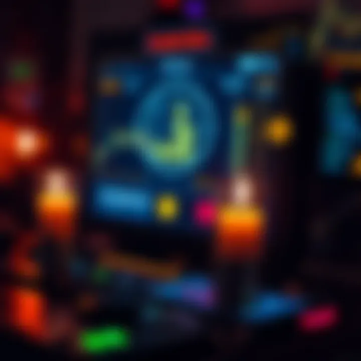 Interface of Candle Mine Bot showing automation controls and game integration