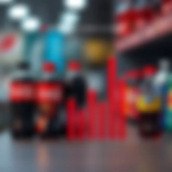 Graph illustrating market share of leading soft drink companies in Kenya