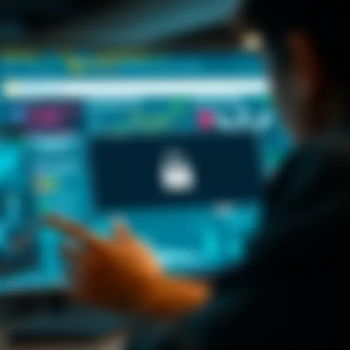 Visual of a user navigating account recovery options on bot.binary.com platform