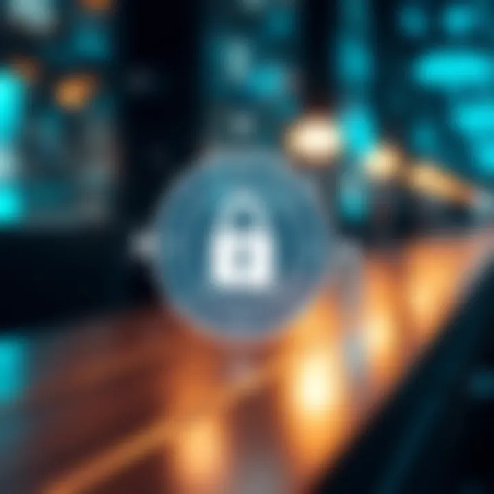 Visual representation of security features ensuring safety in Deriv Bot APK usage