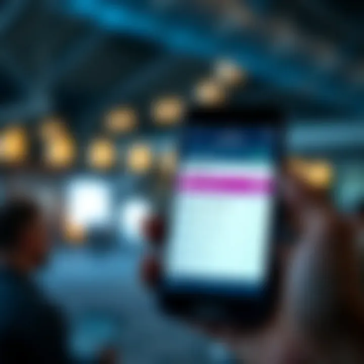 Smartphone screen displaying account management options within Deriv Go platform