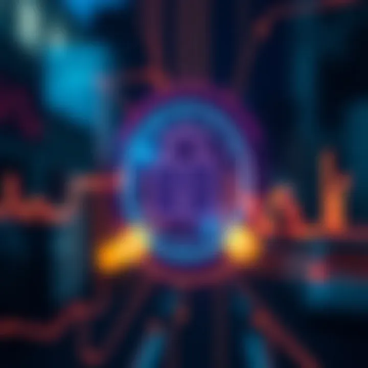 Secure digital lock symbolizing the robust security measures implemented by Deriv Limited