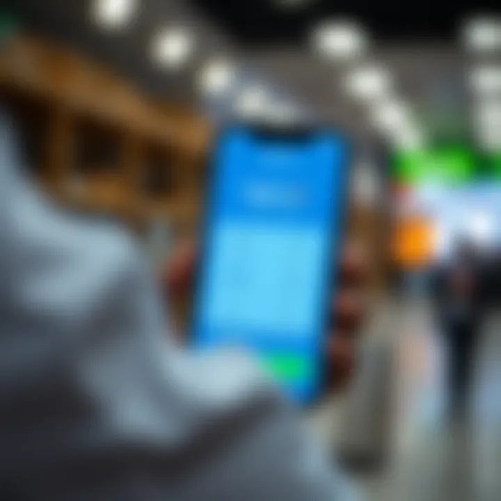 Mobile device displaying Deriv X application with login and support options