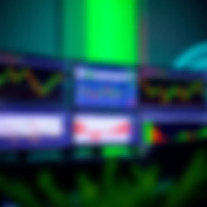 Screenshot of Deriv trading platforms displaying various market charts and trading tools