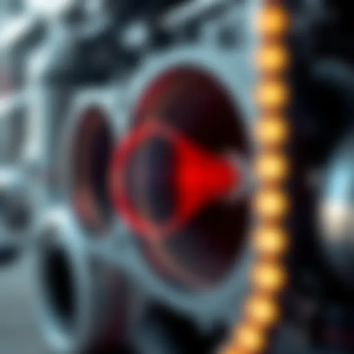 Diagram illustrating the flow patterns of Diesel Exhaust Reverse Vortex in a diesel engine exhaust system