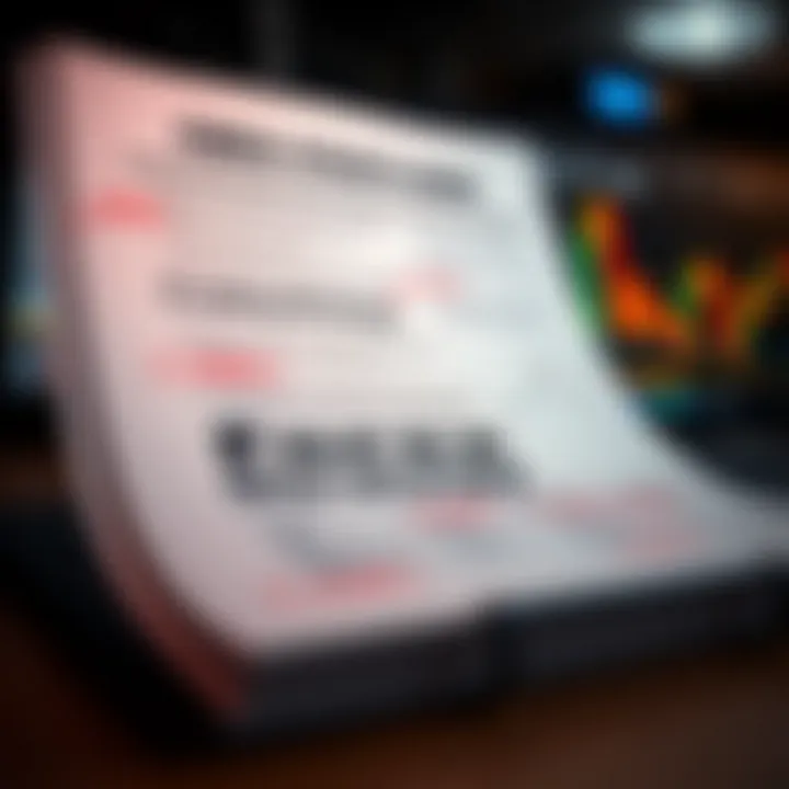 Open PDF document displaying forex trading strategies with annotations