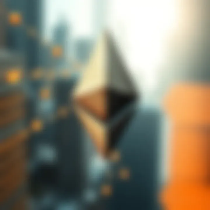 Ethereum Blockchain Technology Advances and Network Enhancements Visual representation of Ethereum blockchain technology upgrades and network improvements