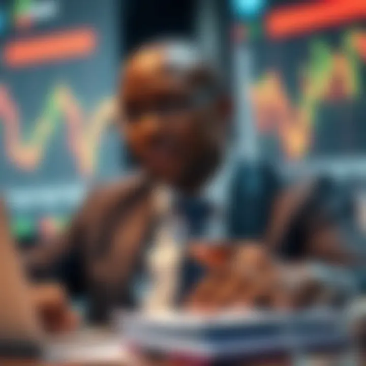 Conceptual illustration of risk management strategies in forex trading