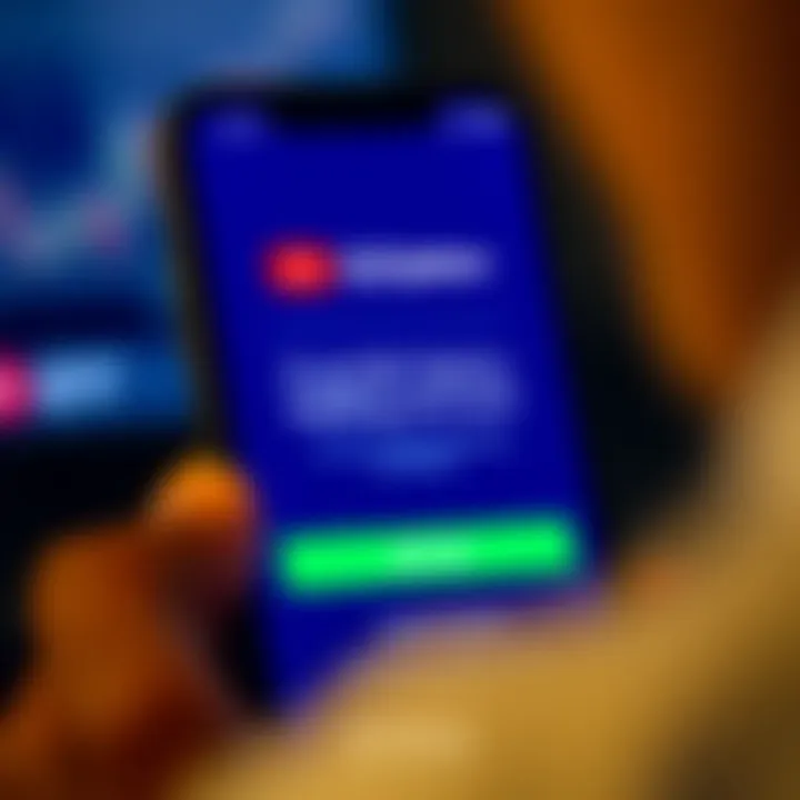 Using M-Pesa to Fund IQ Option Trading Account in Kenya Mobile phone screen displaying M-Pesa payment option for funding trading account