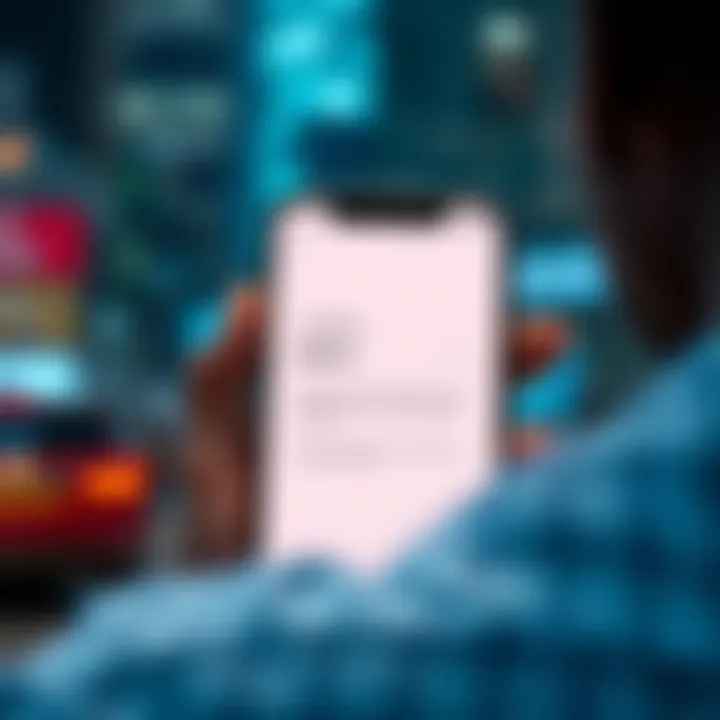 Smartphone screen showing the Deriv app installation interface