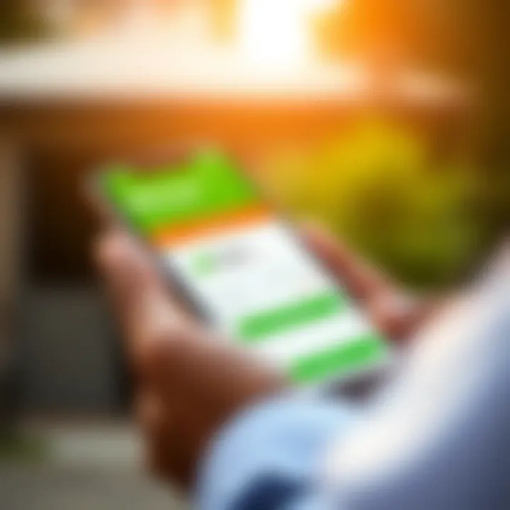 Mobile phone displaying M-Pesa payment service used for funding trading accounts in Kenya