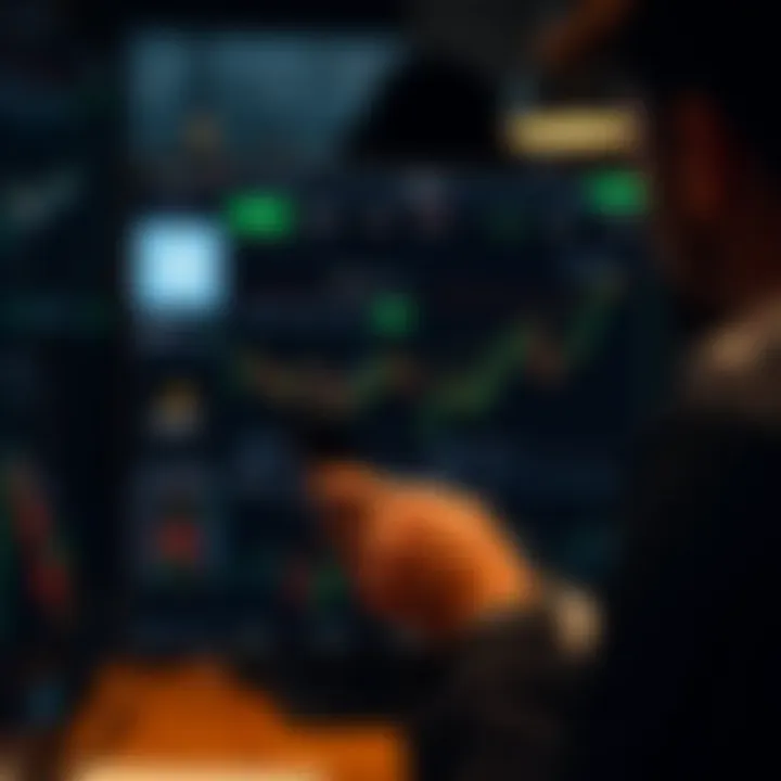 Navigating Deriv app dashboard with charts and trading options