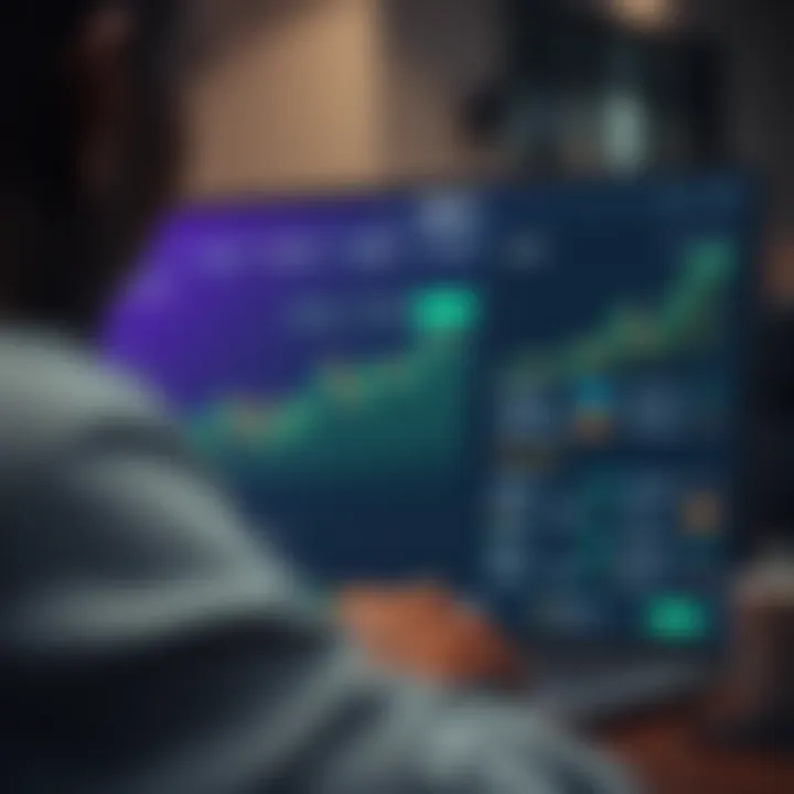 Deriv trading platform interface showing charts and deposit options