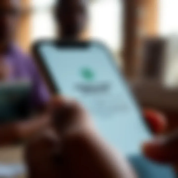 Smartphone displaying a mobile loan approval notification with Kenyan currency symbol