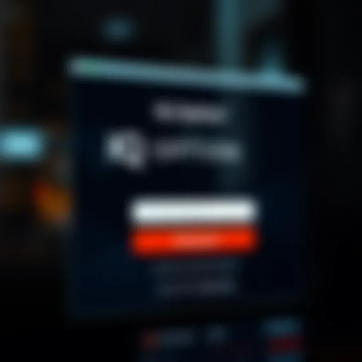 IQ Option Login Interface with Security Features Secure IQ Option login screen showing username and password fields
