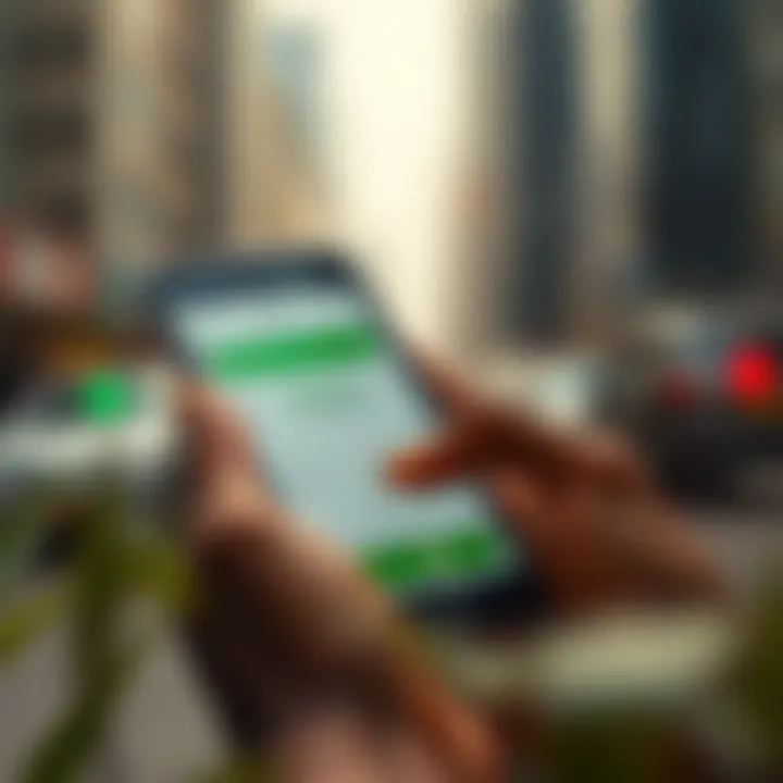 Mobile phone displaying M-Pesa payment screen illustrating easy deposit method for online trading