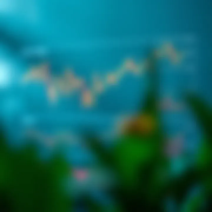 Illustration showing different types of chart patterns used in trading such as head and shoulders, triangles, and double tops