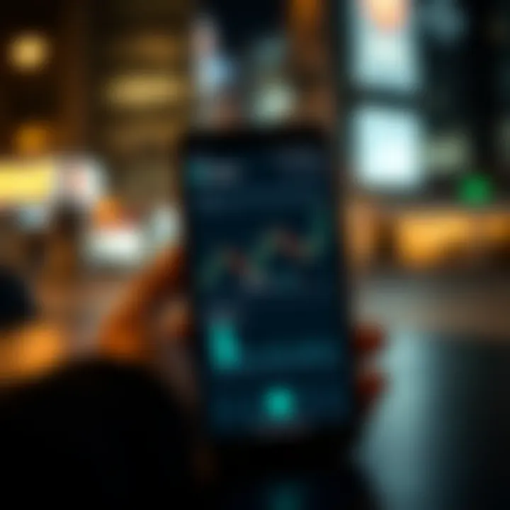 Screenshot of Deriv APK displaying its user-friendly trading interface on an Android device