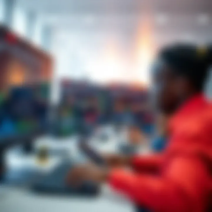 Safe online trading environment with security icons and successful navigation through Quotex platform