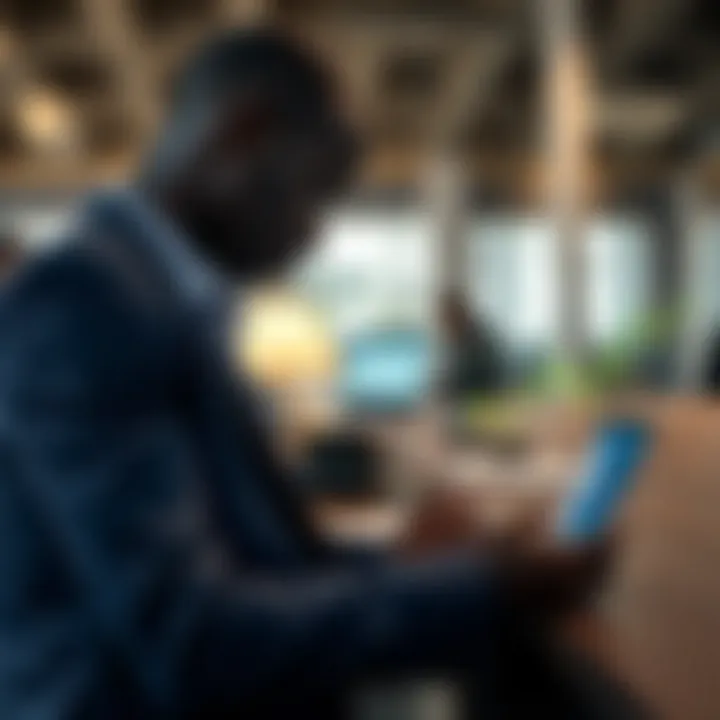 Technology and Regulation in Kenyan Pocket Brokerage Services Conceptual graphic illustrating technology integration and regulatory compliance in Kenya's pocket broker services