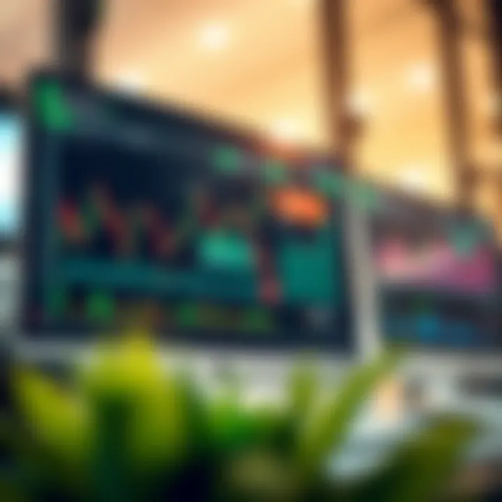 Interactive TradingView chart displaying market trends and indicators for financial analysis