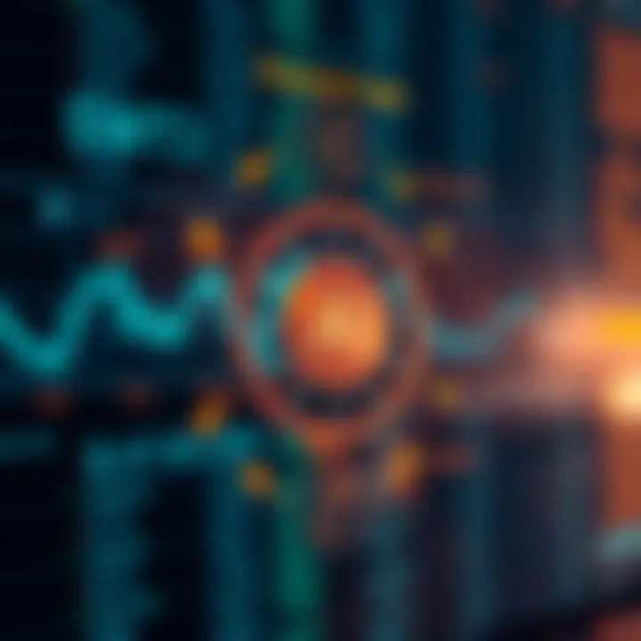 Diagram illustrating the functioning of AI algorithms in financial trading systems