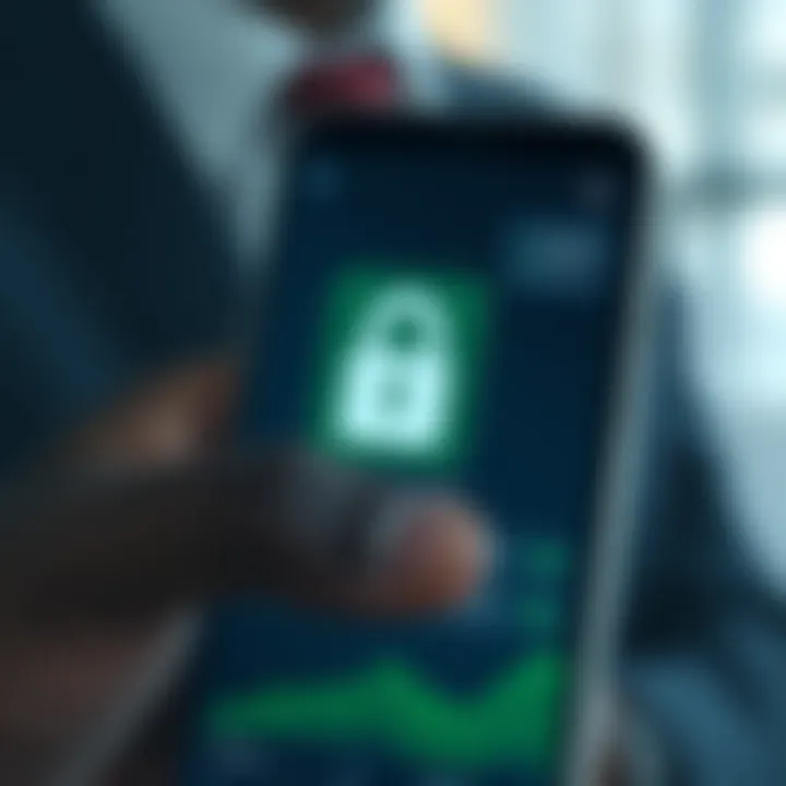 Security Measures in Deriv App for Safe Trading Deriv app security features illustrating encryption and account protection settings