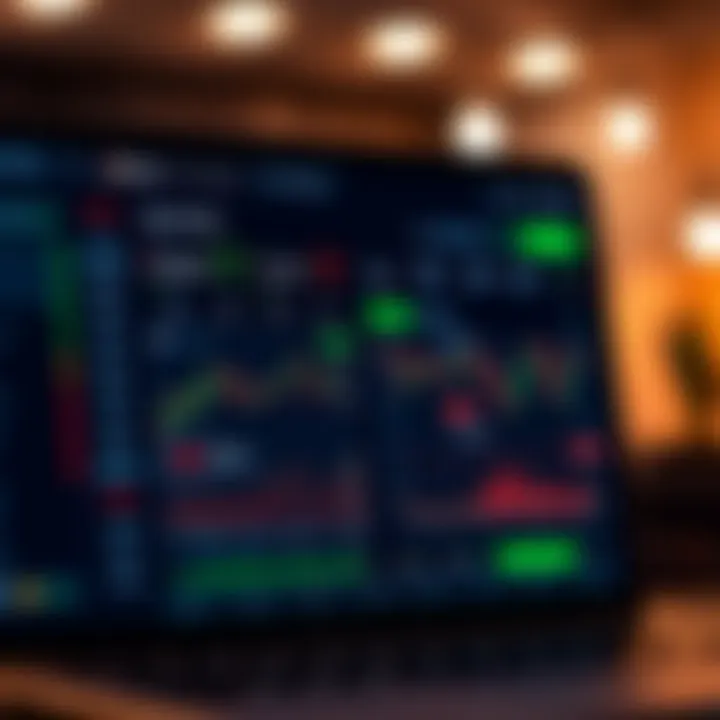 Dashboard of the Deriv app showing various trading instruments and real-time market data