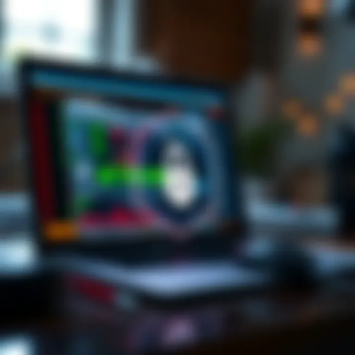 Visual of troubleshooting login issues with security and optimization icons around a laptop