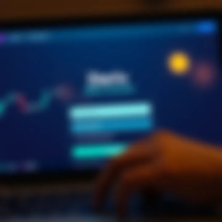 Login screen of Deriv platform with fields for username and password