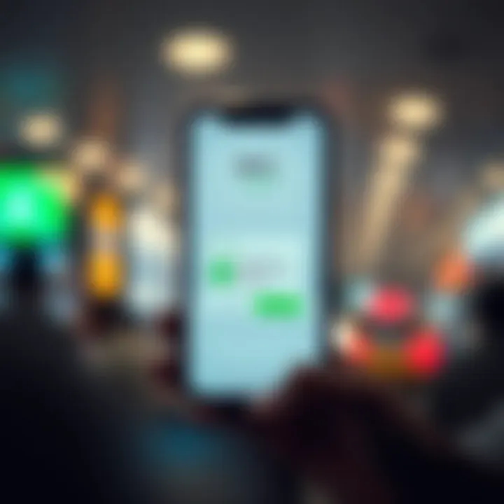 Mobile phone screen displaying Deriv trading platform alongside MPESA payment notification