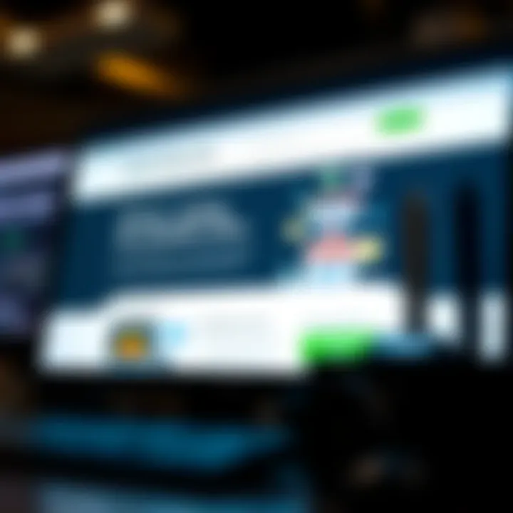 Illustration showing a computer screen displaying DollarPrinter.com website highlighting money-making claims