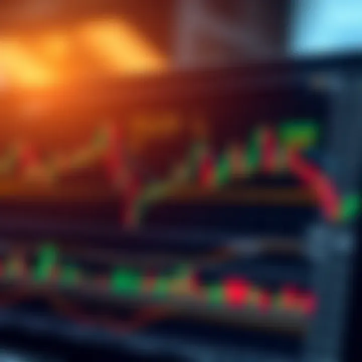 Illustration of common forex chart patterns including head and shoulders, double top, and triangles