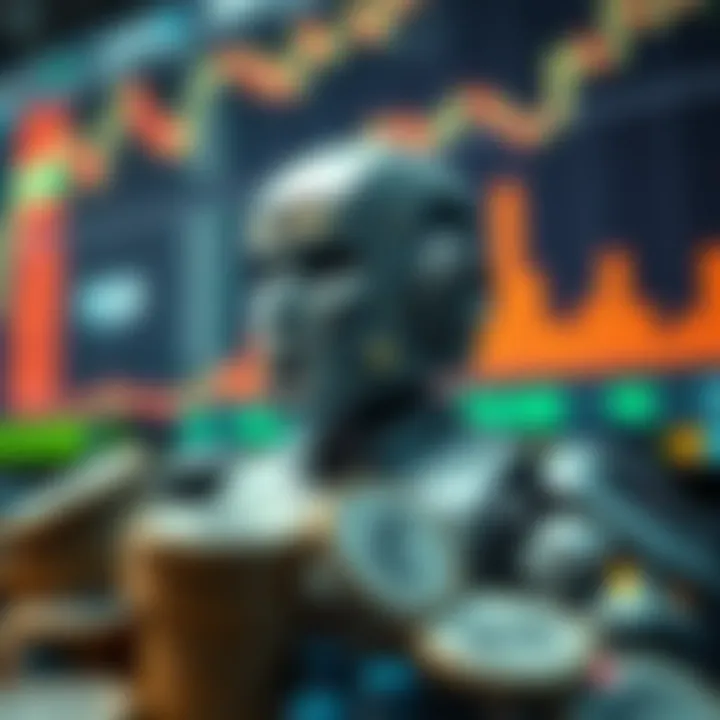 Visual representation of key features and benefits of forex trading bots with currency symbols