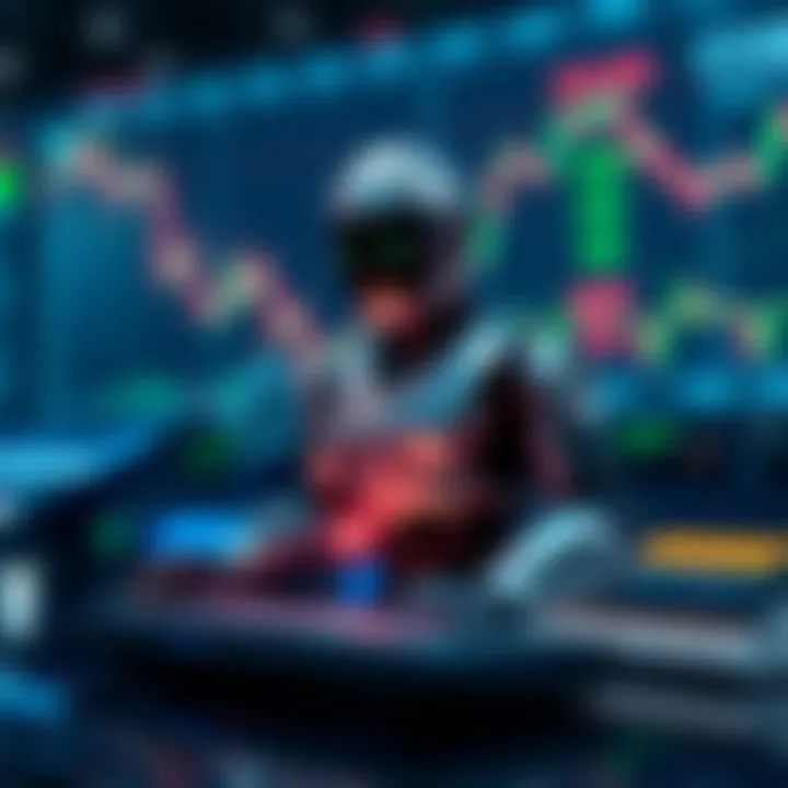Integration of Free Trading Bots with Kenyan Financial Markets Conceptual illustration of a free trading bot integrating with financial market trends in Kenya