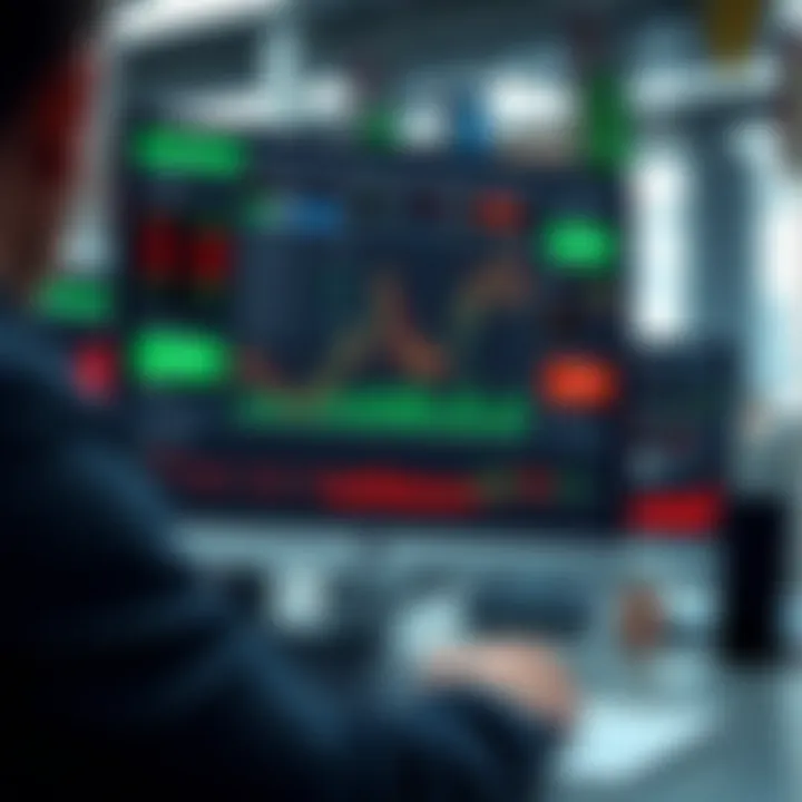 User interface of SmartTrader platform showing various trading options and charts