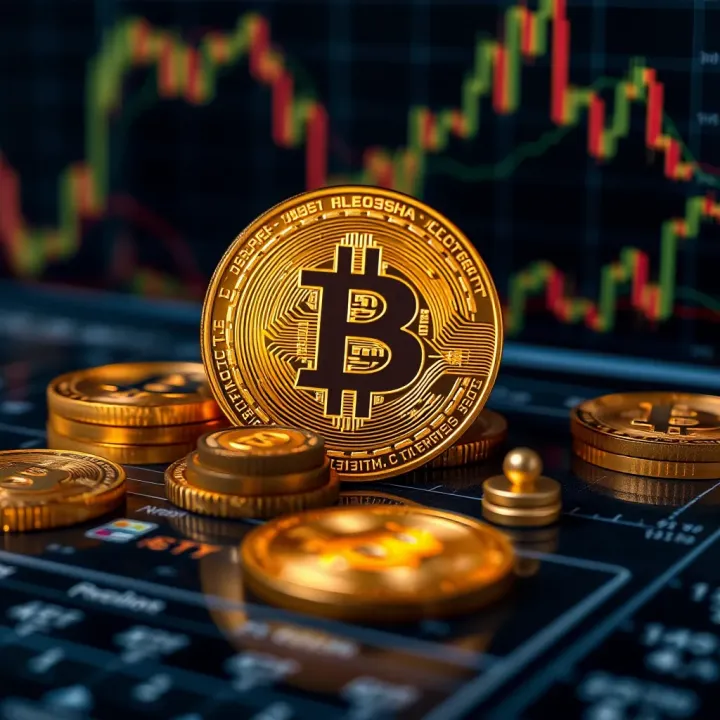 Technical Analysis and Influential Factors on Bitcoin Pricing Illustration of technical indicators and external factors influencing Bitcoin value