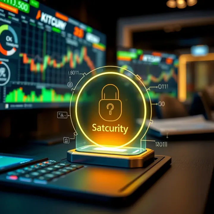 Security Features in Cryptocurrency Trading Platforms Secure digital wallet and blockchain security icons representing safe cryptocurrency transactions in Kenya