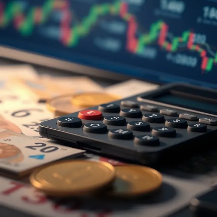Currency Pairs and Pip Calculation for Effective Forex Strategy Illustration of currency pairs with pip calculation elements for trading strategy