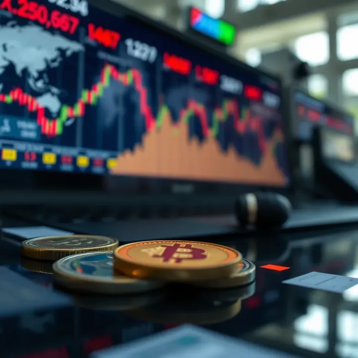Key Factors Influencing Currency Market Trends Visual representation of factors affecting currency trading including market trends and geopolitical events