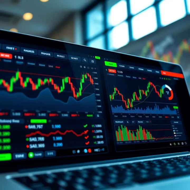 Dashboard displaying Deriv real account trading interface with charts and market data
