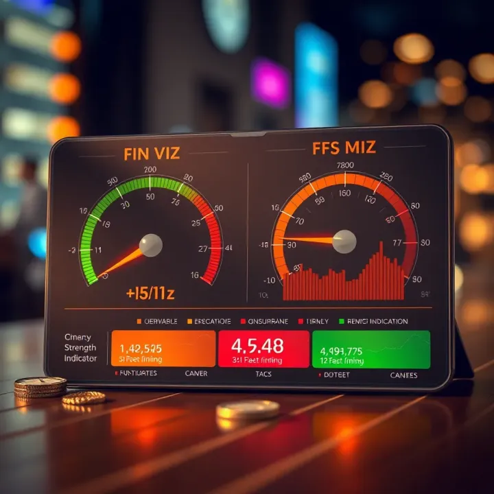 Comparison chart highlighting differences between Finviz Currency Strength Meter and other currency strength indicators