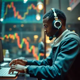 Secure Forex Trading Using M-Pesa Payment Method in Kenya Conceptual illustration of secure forex trading with M-Pesa integration on a digital platform