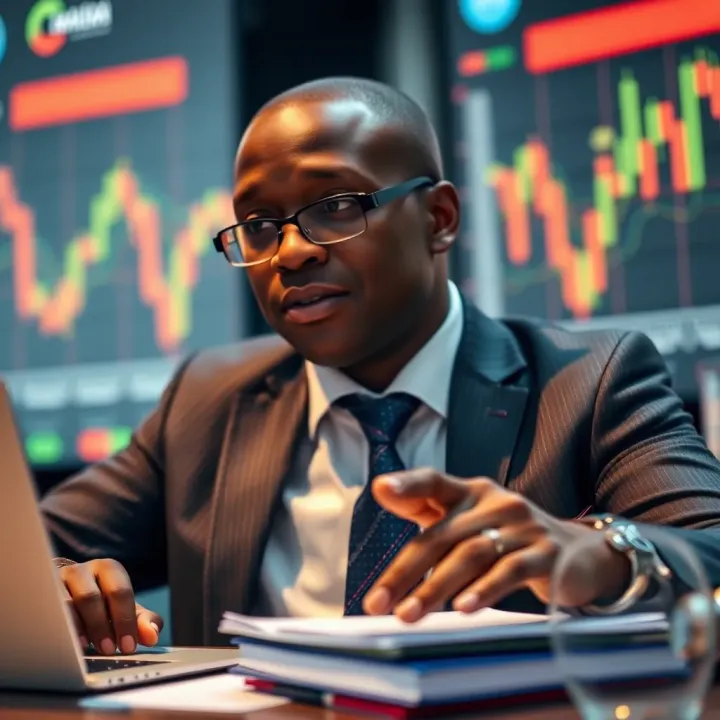 Conceptual illustration of risk management strategies in forex trading