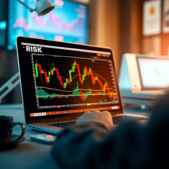 Effective Risk Management Techniques in Forex Trading Illustration of risk management strategies with charts and protective measures