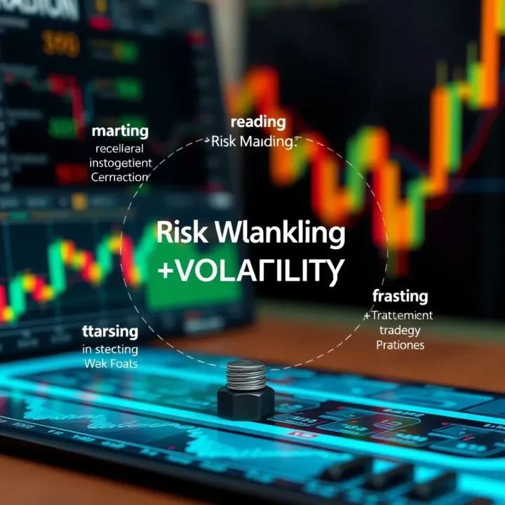 Diagram explaining key factors influencing forex market volatility and risk management strategies