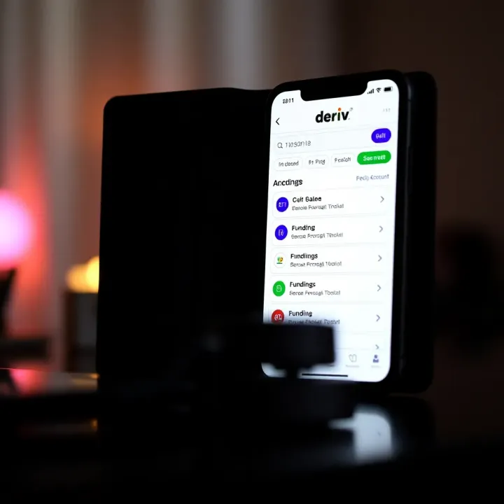 Funding Your Deriv Account Wallet Securely Secure digital wallet showing account balance and funding options on Deriv